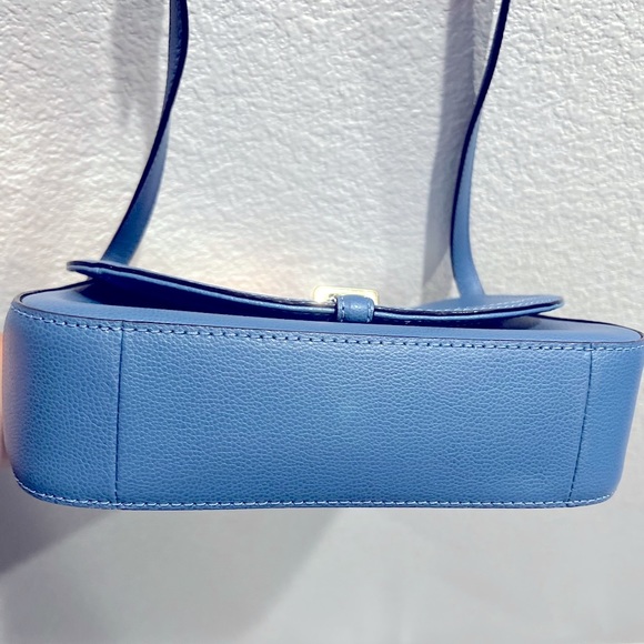 Kate Spade New York Blue Kailey Patterson Drive Leather Crossbody Purse NWOT - Picture 5 of 13
